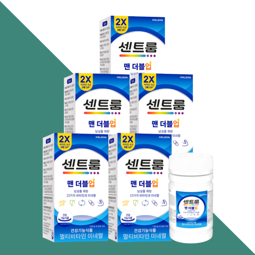 센트룸 맨 더블업 멀티비타민 미네랄 영양제 50정X5개