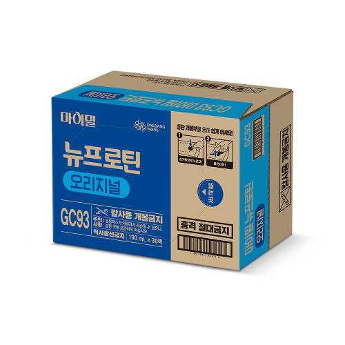 마이밀 뉴프로틴 오리지널 190 mL 30팩+30팩 단백질음료