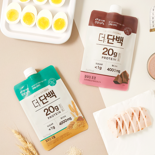 빙그레 더단백 파우더 단백질 쉐이크 곡물 7개입