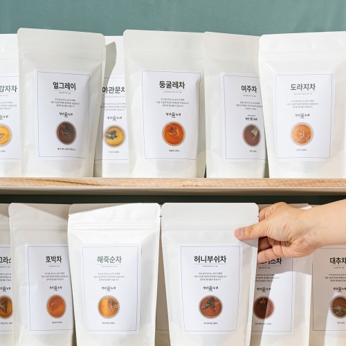 맥문동차 모과차 팽이버섯 효능좋은 배 도라지차 볶은 청년농원 티백