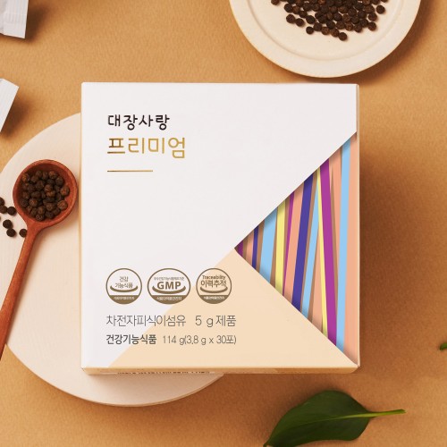 대장사랑 프리미엄 차전자피 브로멜라인효소 30포, 3개